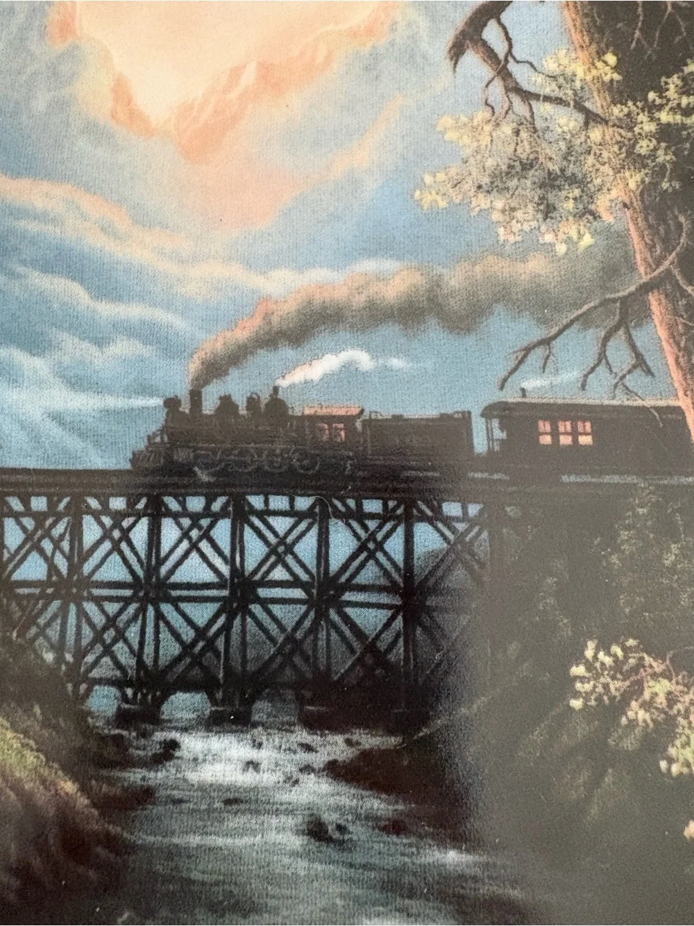 Vintage Limited 1993 “Daybreak” #2 in Series Bradford Exchange by Jesse Barnes